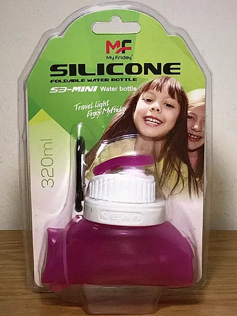 10 oz Outdoor Sports Folding Bottle Silicone for Cycling Bike Water Bottle