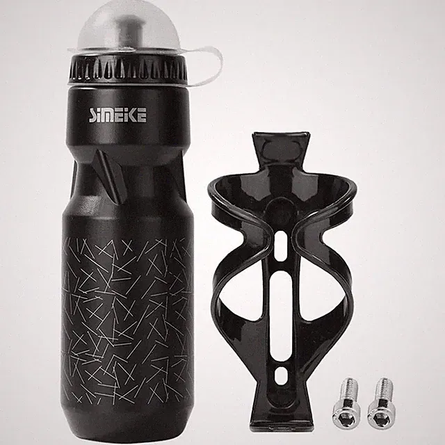 750ml Bike Water Bottle with Cage MTB Road Bicycle Cycling Hydration Bottle