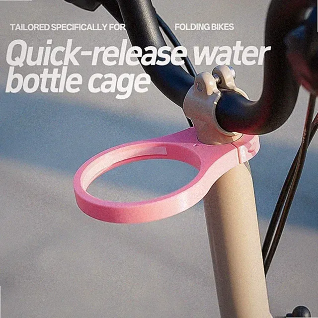 Folding Bike Travel Cup Mount Light Weight Bicycles Water Bottle Holder