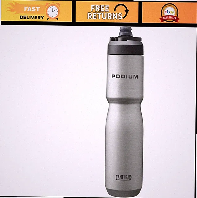 Insulated Stainless Steel Bike Water Bottle 22oz - Cold Hydration for Cycling