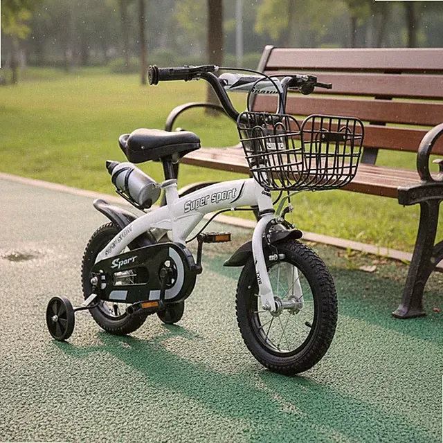 Kids' Training Wheel Bike Water Bottle Included Beginner Training Bike