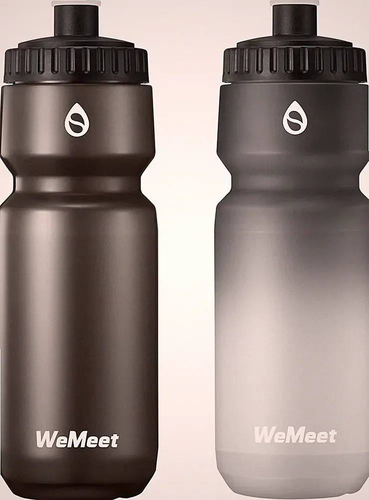 Leak Proof Bicycle Water Bottle, 2-Pack Bike Water Bottle, BPA Free, Cycling & S