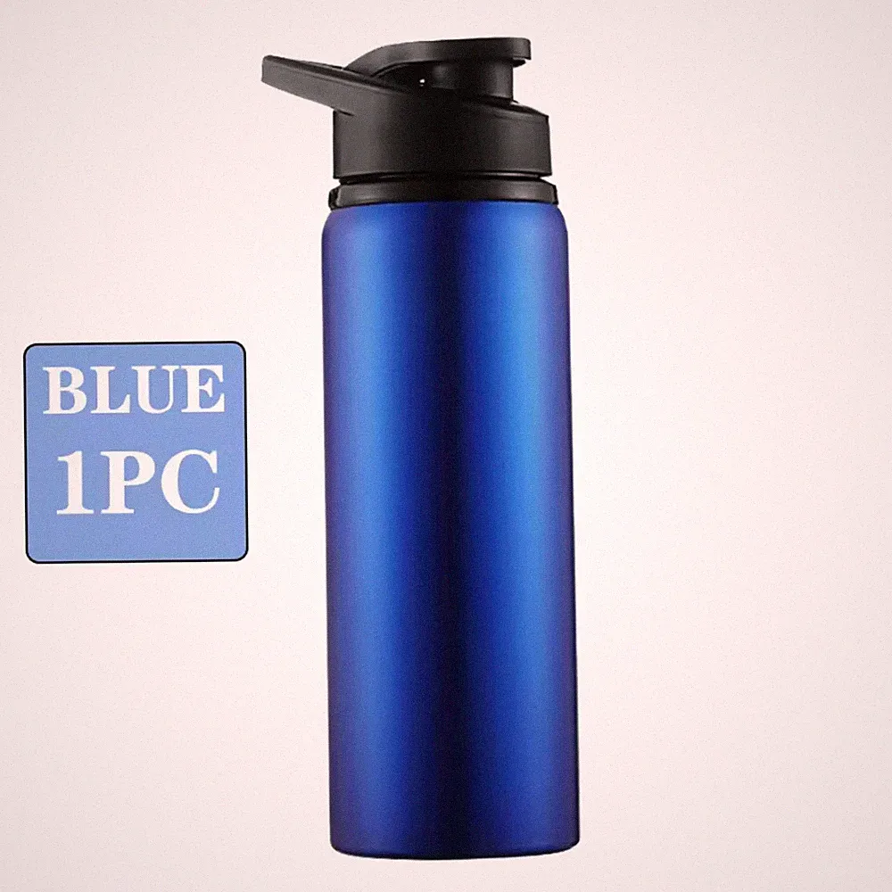 Stainless Steel Bike Water Bottle Portable Metal Drinking Bottle Sports Travel